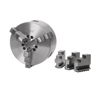 OPTIMUM Uchwyt tokarski trójszczękowy mocowanie centralne Optimum  Ø 200 mm Camlock DIN ISO 702-2 nr 6