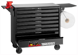 Wózek warsztatowy czarny 1004 elementy Ten Tools TCMM1004NBK1