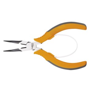 Szczypce precyzyjne wydłużone wygięte tnące ERGONOMICZNE 140 mm Neo Tools