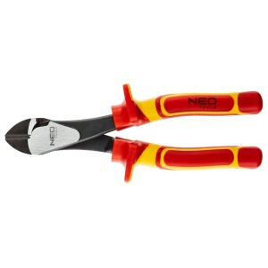 Szczypce izolowane boczne 180 mm 1000V, CrV, polerowane Neo
