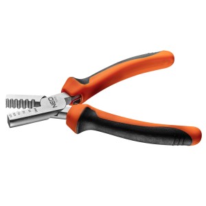 Szczypce kleszcze do zaciskania końcówek 0.25-2.5 mm2 (15-9 AWG), 140 mm Neo