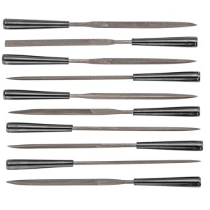 Pilniki iglaki do metalu, szlifierki ręczne zestaw 10 szt. Topex