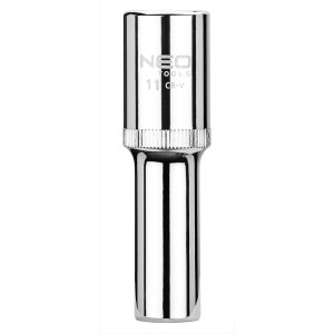 Nasadka dwunastokątna długa stalowa kwadrat 1/2", 11 mm Neo Tools