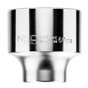 Nasadka sześciokątna stalowa CrV 3/4", 60 mm Neo Tools