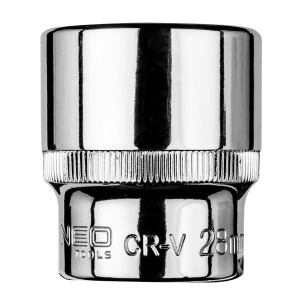 Nasadka sześciokątna stalowa CrV kwadrat 1/2", 27 mm Neo Tools