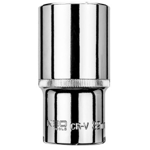 Nasadka sześciokątna długa stalowa CrV kwadrat 1/2", 32 mm Neo Tools