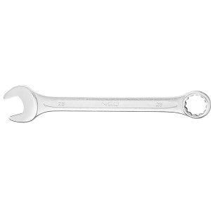 Klucz płasko-oczkowy stalowy CrV 28 x 310 mm Neo Tools