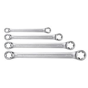 Klucze Stalowe CrVoczkowe Torx T6-T24, zestaw 4 szt. Neo Tools