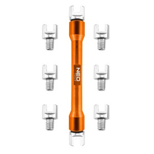 Zestaw kluczy do szprych motocyklowych 5,8mm-6,8mm kompletny zestaw9 szt. Neo