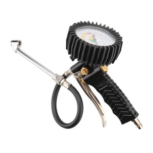 Pistolet pneumatyczny do pompowania z manometrem o 63 mm, dł. końcówka Neo