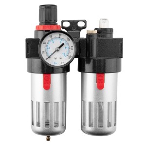 Zestaw do uzdatniania powietrza, filtr, naolejacz i reduktor kwadrat 1/2"Neo Tools