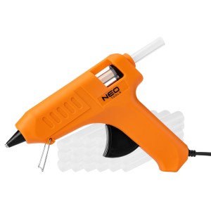 Pistolet do kleju na gorąco sieciowy 11 mm, 40W + 24 wkłady klejowe Neo