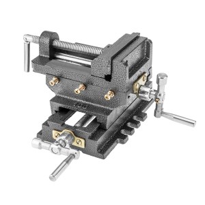 Imadło żeliwne maszynowe krzyżowe dwuosiowe 100 mm stabilne Neo Tools