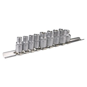 Nasadki Torx 1/4", 3/8", zestaw 9 szt. Topex