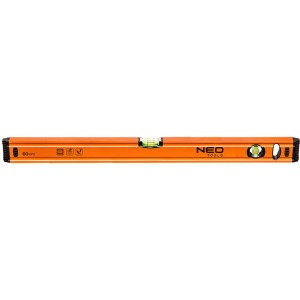 Poziomnica aluminiowa lekka 60 cm, 2 libelle frezowana poziomica Neo