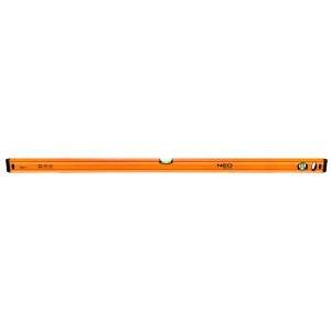 Poziomnica aluminiowa lekka 120 cm, 2 libelle frezowana poziomica Neo