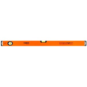 Poziomnica aluminiowa lekka, 2 libelle frezowana poziomica, frezowana dolna powierzchnia, 80 cm Neo