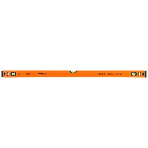 Poziomnica aluminiowa lekka S 300, 3 libelle frezowana poziomica, 100 cm Neo