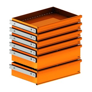 Szuflady stalowezestaw 6 szt. Do szafki warsztatowej Neo