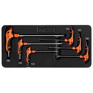 Klucze Torx 6 szt. Wkładka warsztatowa do szafki narzędziowej Neo