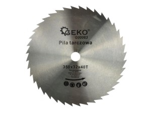 Tarcza do cięcia drewna widiowa 350x32x40T do krajzegi PROFI