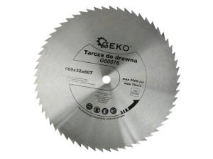 Tarcza do cięcia drewna widiowa 600x32x60T*4 do krajzegi PROFI