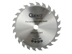 Tarcza do cięcia drewna widiowa  350x32x24 do krajzegi PROFI