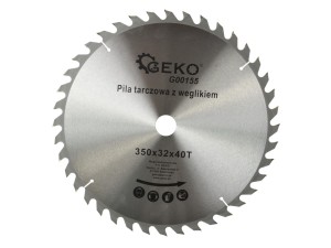Tarcza do cięcia drewna widiowa  350x32x40 do krajzegi PROFI