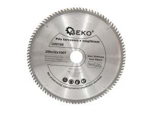 Tarcza do cięcia drewna 250x32x80T + redukcja 25,4mm PROFI