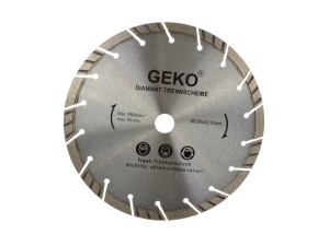 Tarcza diamentowa do cięcia betonu 230mm szara-laser Geko