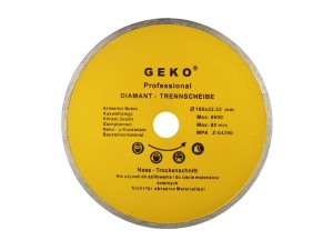 Tarcza diamentowa do cięcia Betonu Kamienia  180mmx22,23 Pełna GEK