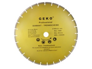 Tarcza diamentowa do cięcia Betonu Kamienia 400x8x32mm segment. PRO