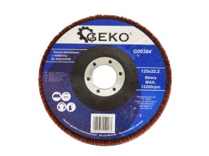 Tarcza lamelkowa z włókniny do satyniarek do satynowania 125mmx22.2 Geko