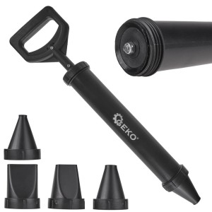 Wyciskacz pistoletowy budowlany do mas i zapraw 850ml + komplet 4 dysz Geko