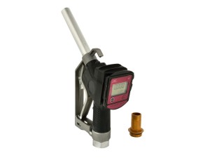 Pistolet do pompy paliwa z elektronicznym licznikiem LCD warsztatowy Geko