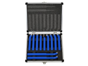 Komplet noży tokarskich 11szt. 10x10mm twardych wytrzymałych Geko