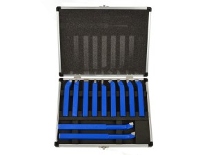 Komplet noży tokarskich 11szt. 12x12mm twardych wytrzymałych Geko
