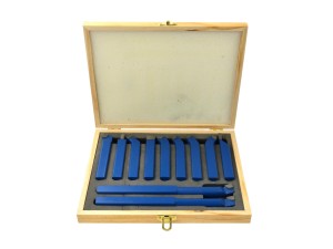 Komplet noży tokarskich 11szt. 16x16mm twardych wytrzymałych Geko