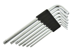 Kpl. kluczy torx T10-T40 7el. stalowe Geko