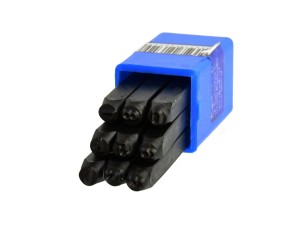 Numeratory cyfry 4mm/9el. ze wzmocnionej stali Geko