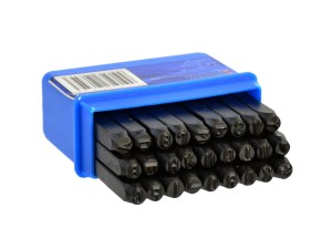 Numeratory litery 4mm/27el. ze wzmocnionej stali Geko
