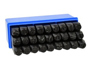 Numeratory litery 10mm/27el. ze wzmocnionej stali Geko