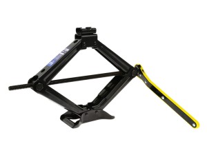 Podnośnik trapezowy samochodowy 2T + specjalny klucz Geko