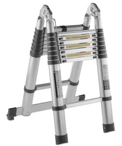 Drabina teleskopowa aluminiowa lekka przegubowa 5m 150kg Geko