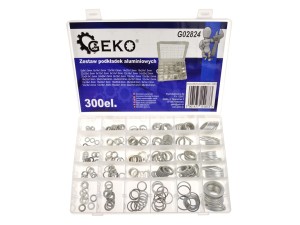 Zestaw podkładek aluminiowych 300el. GEKO MOTO