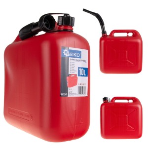 Kanister plastyk 10L + lejek GEKO MOTO