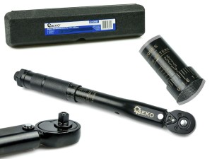 Klucz dynamometryczny 1/4" 5-25nm  Black HD Geko