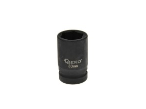 Nasadka udarowa 1" 33mm czarna Geko