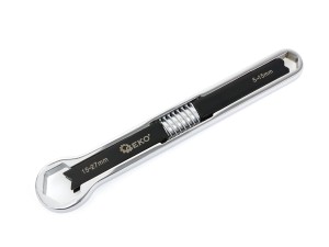 Klucz oczkowy nastawny - dwustronny 15-27mm/5-15mm CrV Geko