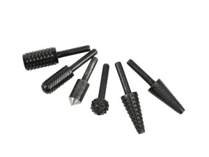 Zestaw frezów trzpieniowych do metalu i drewna 6mm 6el. Geko